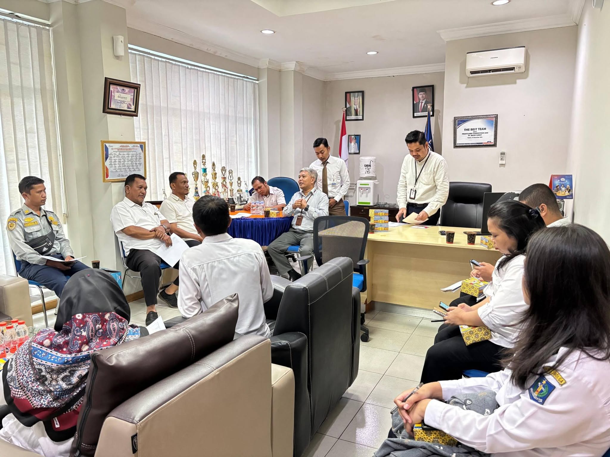 Pelatihan Penggunaan Aplikasi Sumut Merchant dalam Rangka Optimalisasi Penerimaan Retribusi Daerah Secara Non Tunai yang Diselenggarakan oleh PT Bank Sumut dan BPKPAD Kota Sibolga