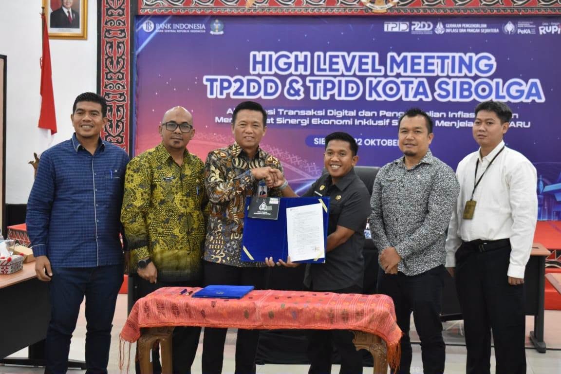 Perkuat Pengendalian Inflasi dan Digitalisasi Daerah, Pemko Sibolga Gelar HLM TPID dan TP2DD Tahun 2026